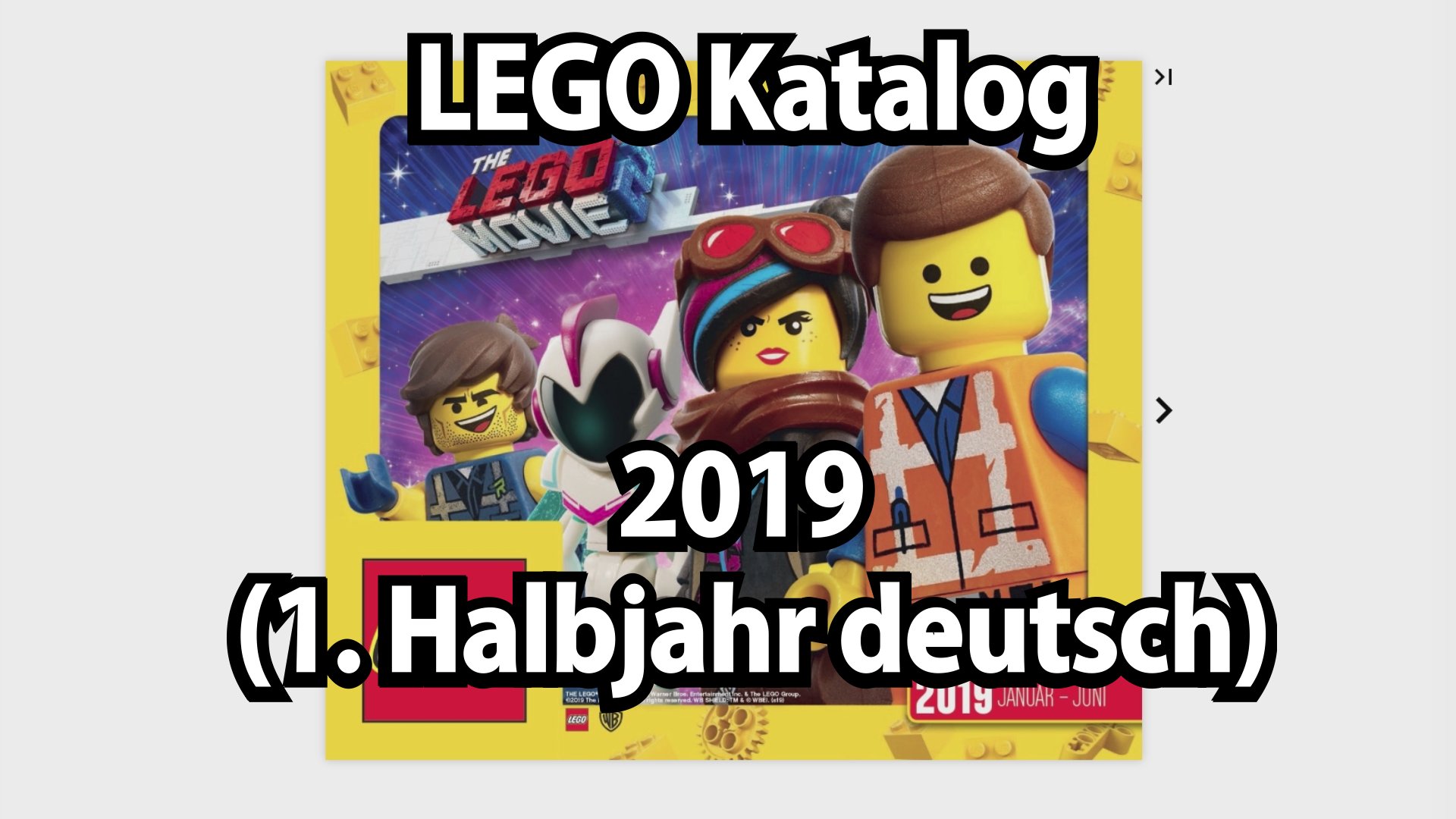 Endlich: Neuer LEGO Katalog 2019 (deutsch) kommentiert ...